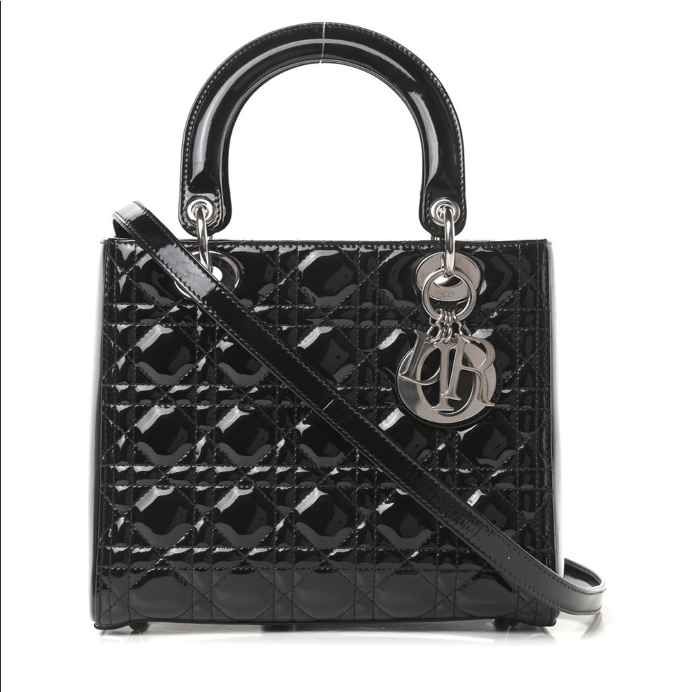 Authentic Medium Lady Dior Bag Excellent Condition
